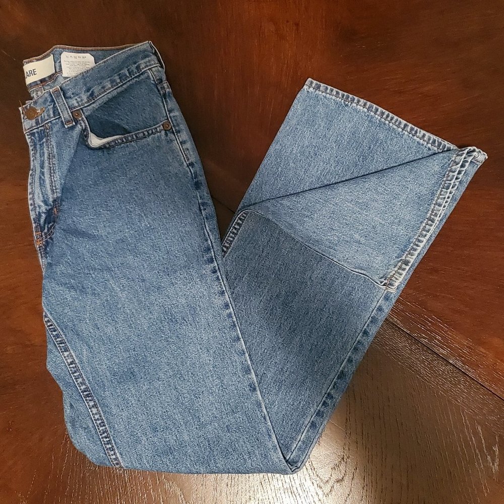 Gap Flare Women's Flare Retro 2000s Denim Light Wash Blue Jeans Size 4 Regular